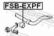 FEBEST TULEJA STABILIZATORA FSB-EXPF 