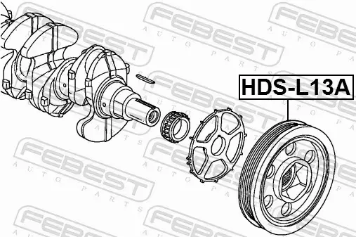 FEBEST KOŃCÓWKA DRĄŻKA HDS-L13A 