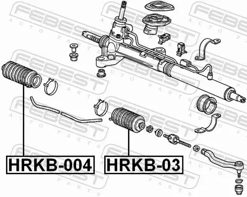 FEBEST OSŁONA DRĄŻKA KIEROWNICZEGO HRKB-004 