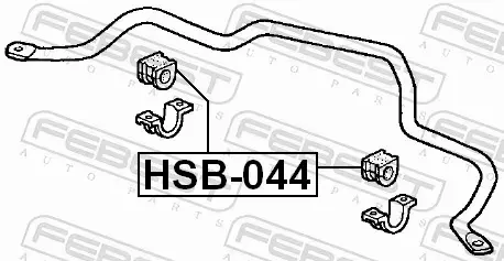 FEBEST TULEJA STABILIZATORA HSB-044 