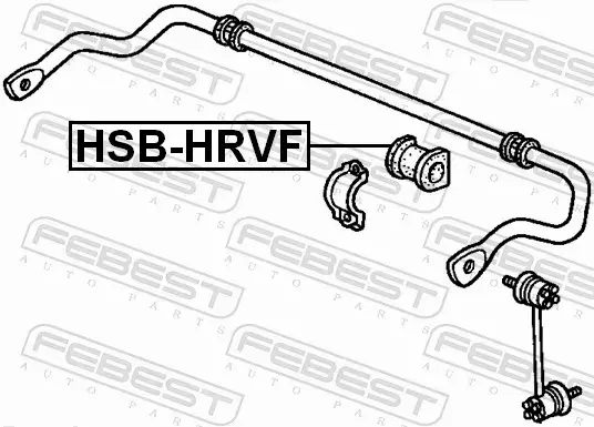 FEBEST GUMA STABILIZATORA HSB-HRVF 