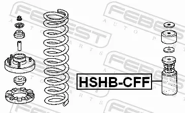FEBEST OSŁONA AMORTYZATORA HSHB-CFF 