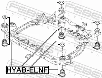 FEBEST TULEJA BELKI HYAB-ELNF 