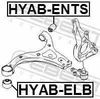 FEBEST TULEJA ZAWIESZENIA HYAB-ENTS 