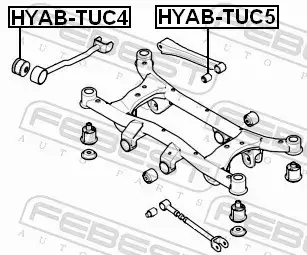 FEBEST TULEJA WAHACZA HYAB-TUC4 