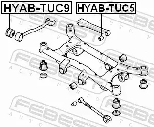 FEBEST TULEJA WAHACZA HYAB-TUC9 