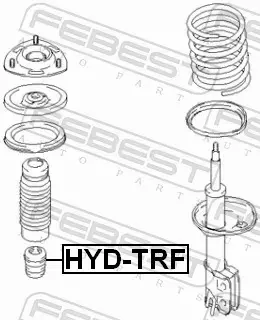 FEBEST ODBÓJ AMORTYZATORA HYD-TRF 