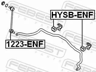 FEBEST TULEJA STABILIZATORA HYSB-ENF 