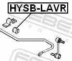 FEBEST TULEJA STABILIZATORA HYSB-LAVR 