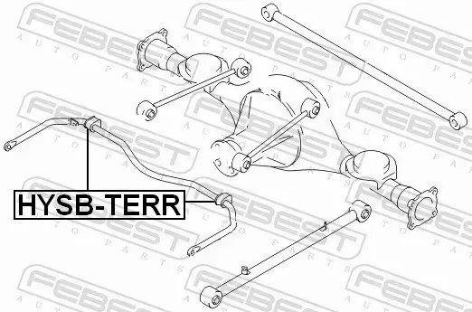 FEBEST GUMA STABILIZATORA HYSB-TERR 