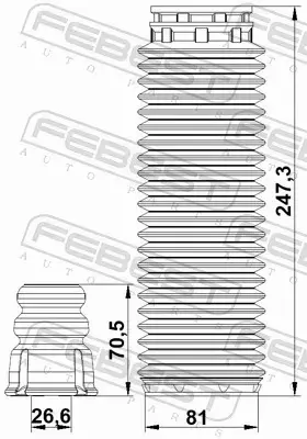 FEBEST OSŁONA AMORTYZATORA HYSHB-TUC18F-KIT 