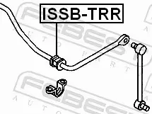 FEBEST TULEJA STABILIZATORA ISSB-TRR 