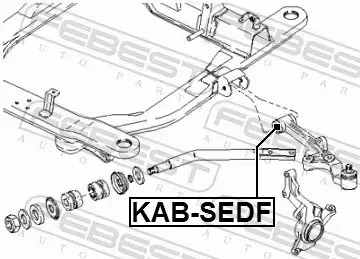 FEBEST TULEJA WAHACZA KAB-SEDF 