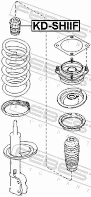 FEBEST ODBÓJ AMORTYZATORA KD-SHIIF 
