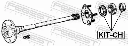 FEBEST ŁOŻYSKO KOŁA KIT-CH 