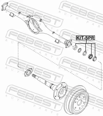 FEBEST ŁOŻYSKO KOŁA KIT-SPR 
