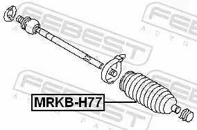 FEBEST OSŁONA DRĄŻKA KIEROWNICZEGO MRKB-H77 