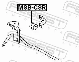 FEBEST TULEJA STABILIZATORA MSB-CSR 