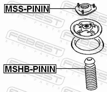 FEBEST OSŁONA AMORTYZATORA MSHB-PININ 