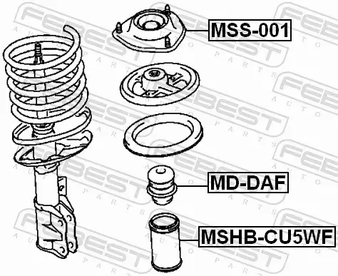 FEBEST PODUSZKA AMORTYZATORA MSS-001 