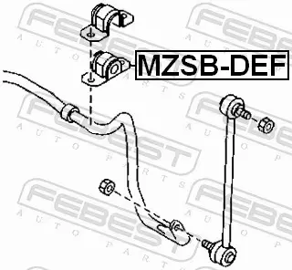 FEBEST TULEJA STABILIZATORA MZSB-DEF 