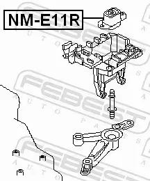 FEBEST PODUSZKA SILNIKA NM-E11R 