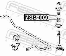 FEBEST TULEJA STABILIZATORA NSB-009 