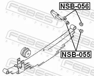 FEBEST TULEJA RESORA NSB-055 