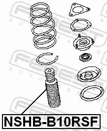 FEBEST OSŁONA AMORTYZATORA NSHB-B10RSF 