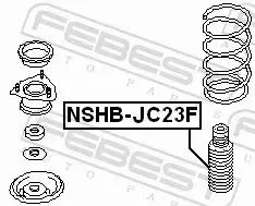 FEBEST OSŁONA AMORTYZATORA NSHB-JC23F 