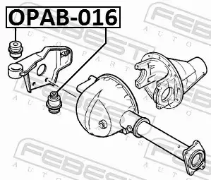 FEBEST TULEJA MOSTU OPAB-016 