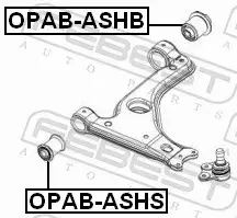 FEBEST TULEJA WAHACZA OPAB-ASHS 