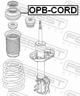 FEBEST PODUSZKA AMORTYZATORA OPB-CORD 