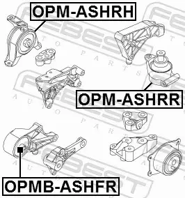 FEBEST TULEJA ZAWIESZENIA OPMB-ASHFR 