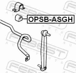 FEBEST TULEJA STABILIZATORA OPSB-ASGF 