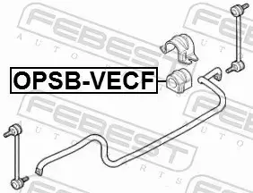 FEBEST TULEJA STABILIZATORA OPSB-VECF 