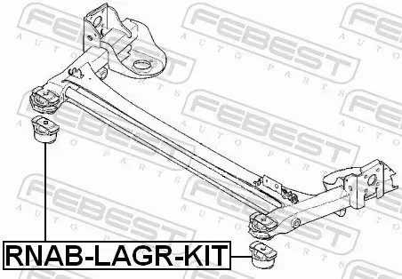 FEBEST TULEJA ZAWIESZENIA RNAB-LAGR-KIT 