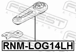 FEBEST PODUSZKA SILNIKA RNM-LOG14LH 