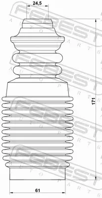 FEBEST OSŁONA AMORTYZATORA RNSHB-LAGIIF-KIT 