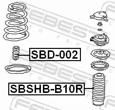 FEBEST ODBÓJ AMORTYZATORA SBD-002 