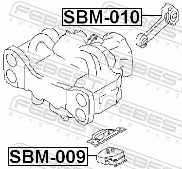 FEBEST PODUSZKA SILNIKA SBM-010 