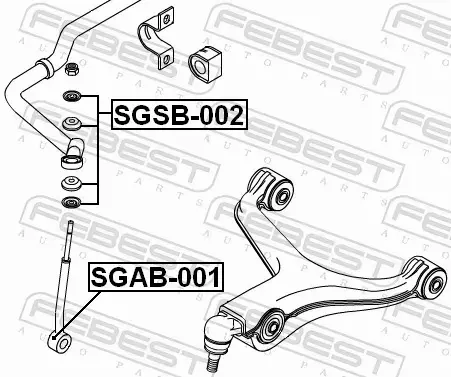 FEBEST TULEJA STABILIZATORA SGSB-002 