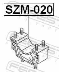 FEBEST PODUSZKA SILNIKA SZM-020 