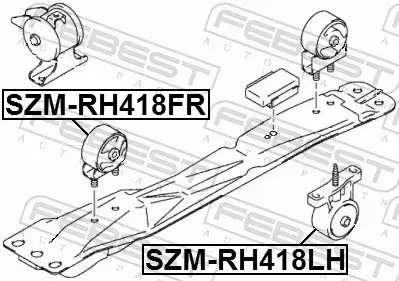 FEBEST PODUSZKA SILNIKA SZM-RH418LH 