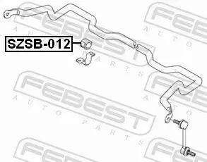 FEBEST GUMA STABILIZATORA SZSB-012 