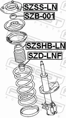 FEBEST OSŁONA AMORTYZATORA SZSHB-LN 