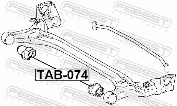 FEBEST TULEJA BELKI TAB-074 