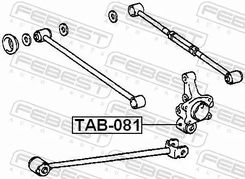 FEBEST TULEJA ZAWIESZENIA TAB-081 