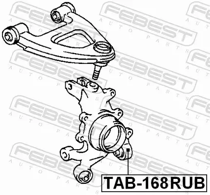 FEBEST TULEJA ZAWIESZENIA TAB-168RUB 