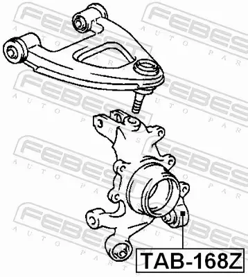 FEBEST TULEJA WAHACZA TAB-168Z 